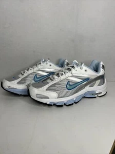Nike Air Air Dual D Phylon Damen-Laufschuh weiß grau blau Größe 10 gebraucht, in einwandfreiem Zustand - Bild 1 von 11