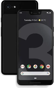 Google Pixel 3 64GB GA00457-US (G013A) - Just Black - Unlocked - New In Box - Afbeelding 1 van 8