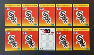 CHICAGO WHITE SOX 1991 Fleer Team Pegatina con logotipo - Lote de 10 unidades - #W051823U - Imagen 1 de 1