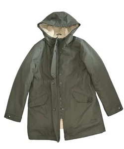 Volcom Women’s Less Is More 5K Winter Moss Sherpa Hooded Parka Jacket S(4-6) - Picture 1 of 7