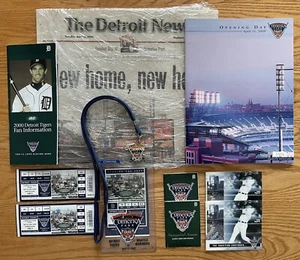 Detroit Tigers-1999 Tiger Stadium/2000 Comerica Park Memorabilia Lot - Picture 1 of 10