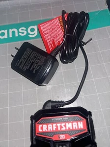 CRAFTSMAN CMCB1104 V20 OEM 20 V Lithium-Ionen Akku Ladegerät Neu - Bild 1 von 2