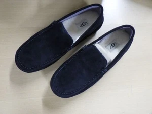 UGG Men Black Suede Slipper 1003419 Size 8 - Picture 1 of 3