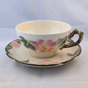 Vintage Franciscan Desert Rose Tea Cup and Saucer - California - Picture 1 of 12