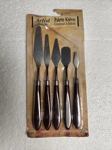 5pc Artist Palette Knives, Painting Scraper Spreader Tool Set - Picture 1 of 1