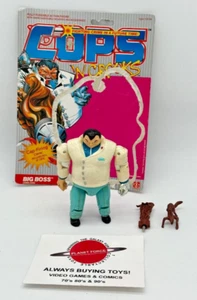 Figura Hasbro Big Boss 1988 completa con tarjetero vintage COPS C.O.P.S. N’ Crooks - Imagen 1 de 2