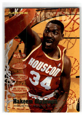 1996 Topps Super Teams Hakeem Olajuwon Card NNO