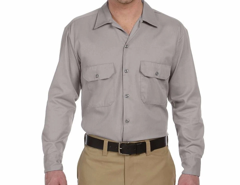 Dickies Men's Size S-2XL 3XL 4XL 5XL Short Sleeve Work Shirt Shop Mechanics 1574 - Image 1 of 4