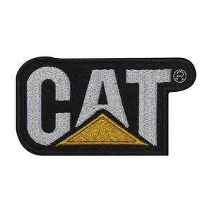 Cat Diesel Logo Patch Iron/Sew on Embroidered Applique For Clothes - Picture 1 of 1
