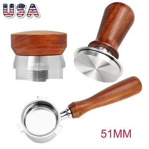 51mm Coffee Distributor Tamper Portafilter For Delonghi EC9335BK EC9335M EC9335R - Picture 1 of 24