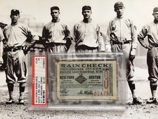 1912 World Series Ticket Game 6 Boston New York Mathewson Smokey Joe Wood