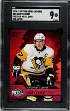 Sidney Crosby 2020 Skybox Universe Precious Metal Gems PMG Red /100 SP SGC 9 !!