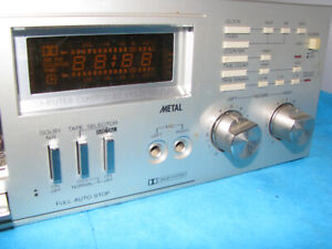 Vintage Sharp RT-20 METAL Stereo Tape Cassette Deck Computer Control