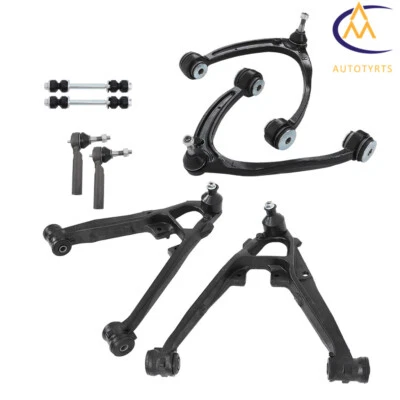 8PCS For Cadillac Escalade Chevrolet GMC Front Upper and Lower Control Arms Kit - Imagem 1 de 4