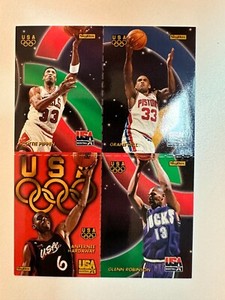 Anfernee Hardaway Pippen Grant Hill Robinson 1996 Skybox USA Basketball Quad Q12