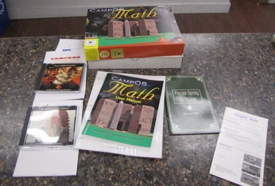 CampOS Math Numbers & Number Theory Software By Pierian CD-ROM MAC OS 1996 -ML46 - Image 1 of 4