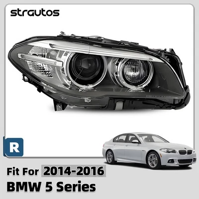 HID/Xenon Headlight W/ AFS For 2014-2016 BMW 5 Series  Passenger Side W/O Bulb Foto 1 de 4