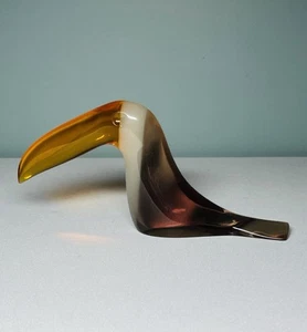 Abraham Palatnik So'Barro Mid Century Modern Lucite Bird Toucan Acrylic Figurine - Picture 1 of 7