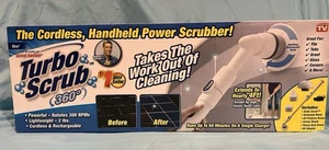Turbo Scrub 360 Power Scrubber con Maniglia di Prolunga Visto in TV - Foto 1 di 7