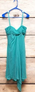 David's Bridal Cocktail/Brautjungfern Kleid Größe 4 türkis... Kostenloser Versand - Bild 1 von 4