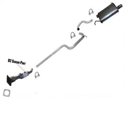 Tubo flexible convertidor catalítico de escape 2001-2009 para Chrysler PT Cruiser 2,4 L Foto 1 de 4