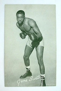 Gene Burton American Golden Gloves Lightweight Boxing Exhibit Card BC26/8225 - Bild 1 von 2