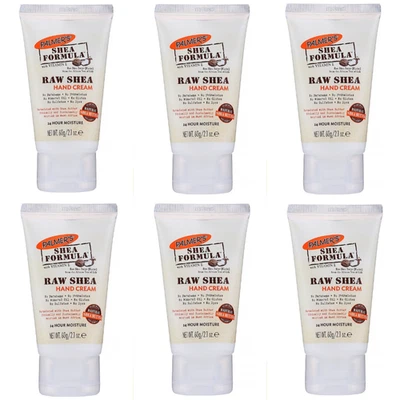 Palmer's Hand Cream 6 Pack Raw Shea Butter Formula Oil Cream Lotion 2.1 Oz Each - Image 1 of 4