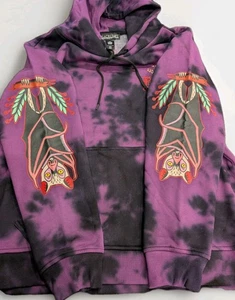 BlackCraft Kult Damen 3XL Batik Hoodie - Never Trust The Living BRANDNEU - Bild 1 von 4
