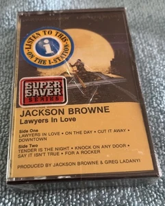 Jackson Browne Lawyers In Love Cassette New Sealed Vintage Tape Hype Sticker - Picture 1 of 4
