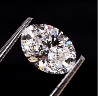 4.55 Ct Lab Grown CVD Diamond 11x9.5 mm Oval D Color, IF Certified Loose Diamond - Image 1 of 4
