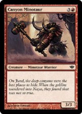 CANYON MINOTAUR FOIL Conflux MTG Magic the Gathering Cards DJMagic