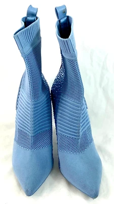 women's Steve Madden Maxwelle ankle boot size 6M blue stiletto heel pointy toe - Image 1 of 4