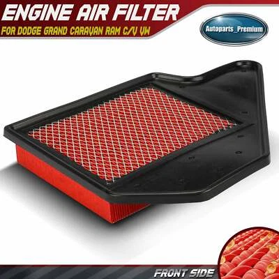 Filtro de aire del motor de alto rendimiento para Dodge Grand Caravan Ram C/V VW Chrysler Foto 1 de 4