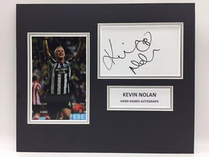 RARE Kevin Nolan Newcastle United Signed Photo Display + COA AUTOGRAPH SASIGNED - Picture 1 of 5