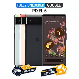 NEW* Google Pixel 6 FACTORY UNLOCKED GB7N6 - ALL COLOR &MEMORY - Picture 1 of 13
