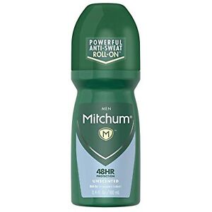 Mitchum Invisible Anti-Perspirant & Deodorant Roll-On, Unscented 3.4 oz (Pack...