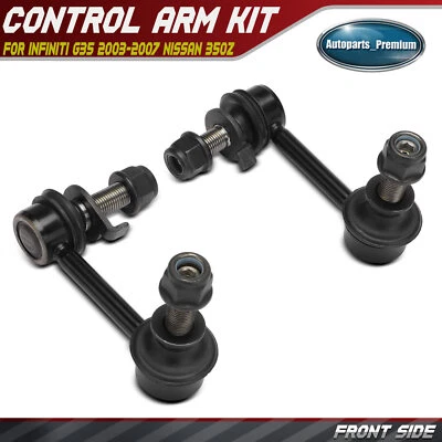 2x Eslabón de barra estabilizadora delantera para INFINITI G35 03-07 Nissan 350Z 2003-2009 Foto 1 de 4