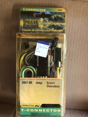 Kit de cableado de remolque Reese Towpower T-Connector 2007-09 Jeep Grand Cherokee 74702 Foto 1 de 4