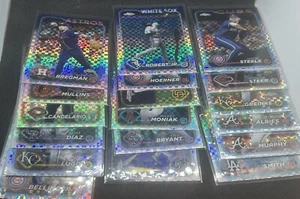 (18) Lote 2024 Topps Chrome X-Fractor Robert, Bryant, Steer, Greinke - Imagen 1 de 3