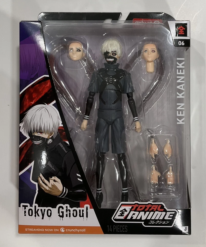Total Anime #06 Ken Kaneki Tokyo Ghoul Jazwares Figure Target Exclusive In Hand - Image 1 of 1