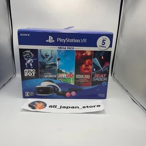 Sony PlayStation VR Mega Pack PS4 CUHJ-16010 with Camera & Controllers Bundle - Picture 1 of 17