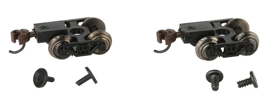 Camiones de carga Bachmann escala 42536 N, cojinete de fricción con ruedas, (1 par) Foto 1 de 1