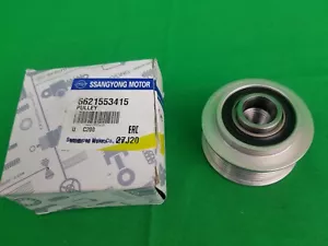GENUINE SSANGYONG STAVIC MPV A155 SERIES 2.0 L TURBO DIESEL ALTERNATOR PULLEY - Foto 1 di 2