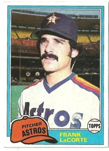 Frank LaCorte Houston Astros #513 - Topps casi nuevo-como nuevo 1981 - Imagen 1 de 2