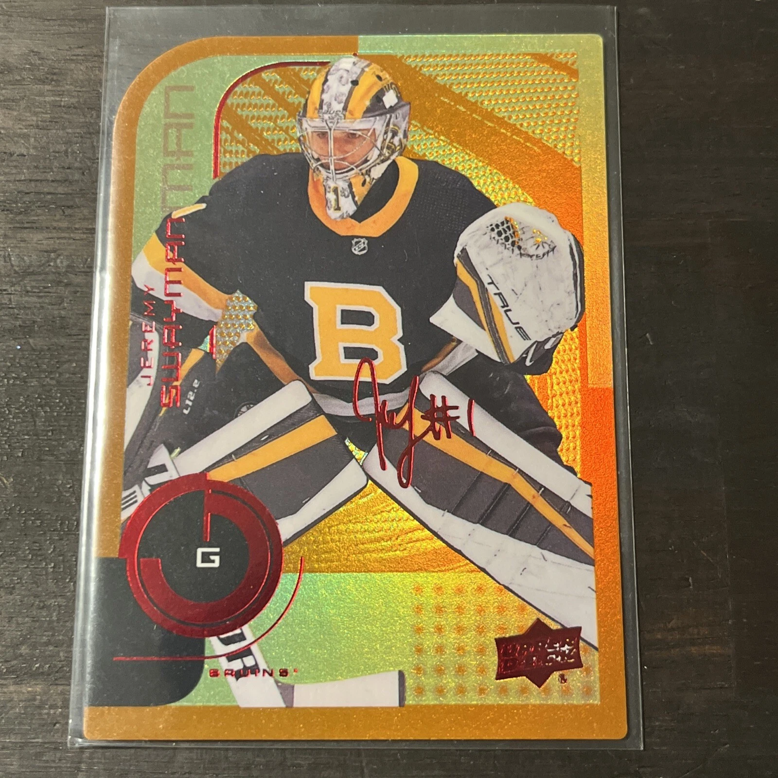 2022-23 Upper Deck MVP Colors and Contours /250 Jeremy Swayman #75