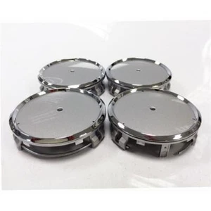 4 x Universal 75mm Alloy Wheel Centre Caps - Fits Genuine Mercedes Alloys - Picture 1 of 4