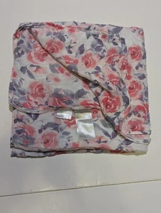 Aden + Anais Soft Bamboo Viscose Swaddle Baby Blanket White Label Red Roses 47" - Picture 1 of 8