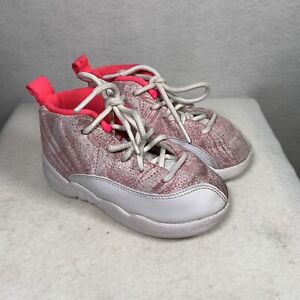 Jordan 12 Hyper Pink-Arctic Punch 819666-101  Little Kids US Size 8c Toddler