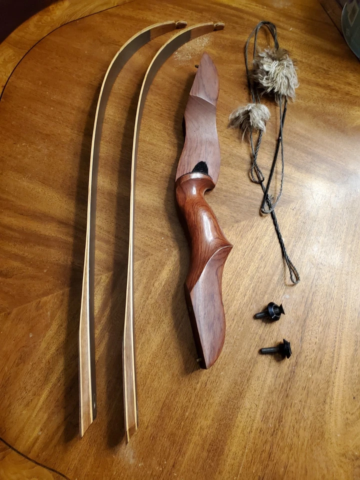 Jim Brackenbury Bowyer Takedown Recurve Bow Vintage 42# @30" 66" Length Custom - Image 1 of 4