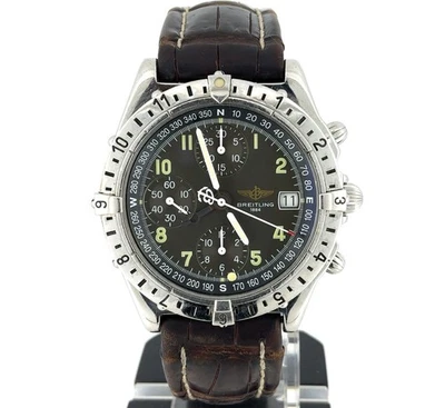 Breitling Chronomat Longitude GMT 40mm Automatic Chronograph Watch A20048 *READ* - Image 1 of 4